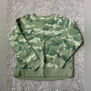 Old Navy Women Camo Sweatshirt